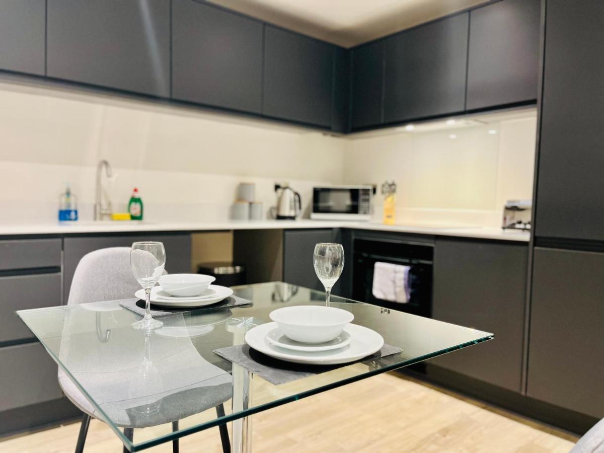 Brand New Modern 1 Bed Apartment Near Old Trafford Stadium Mánchester Exterior foto